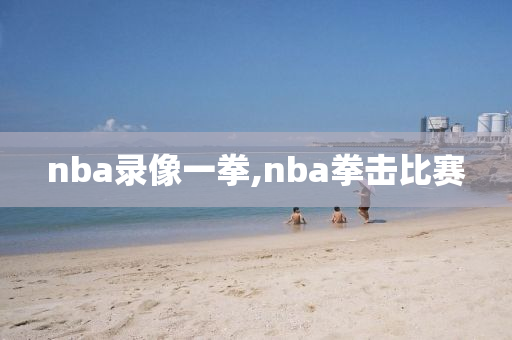 nba录像一拳,nba拳击比赛